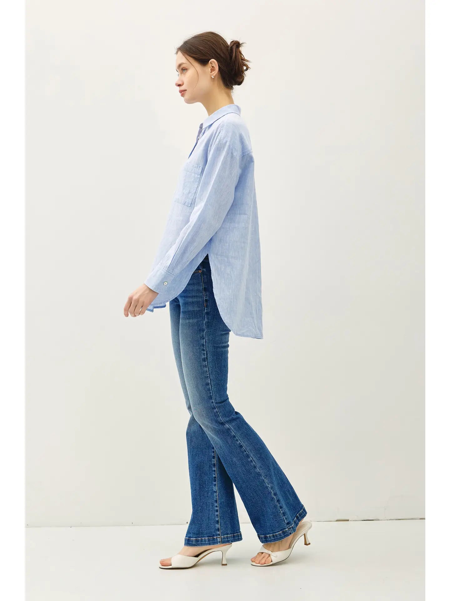 Lexi Long Sleeve Button Up Shirt
