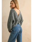 Renae Twisted Sweater Top