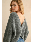 Renae Twisted Sweater Top