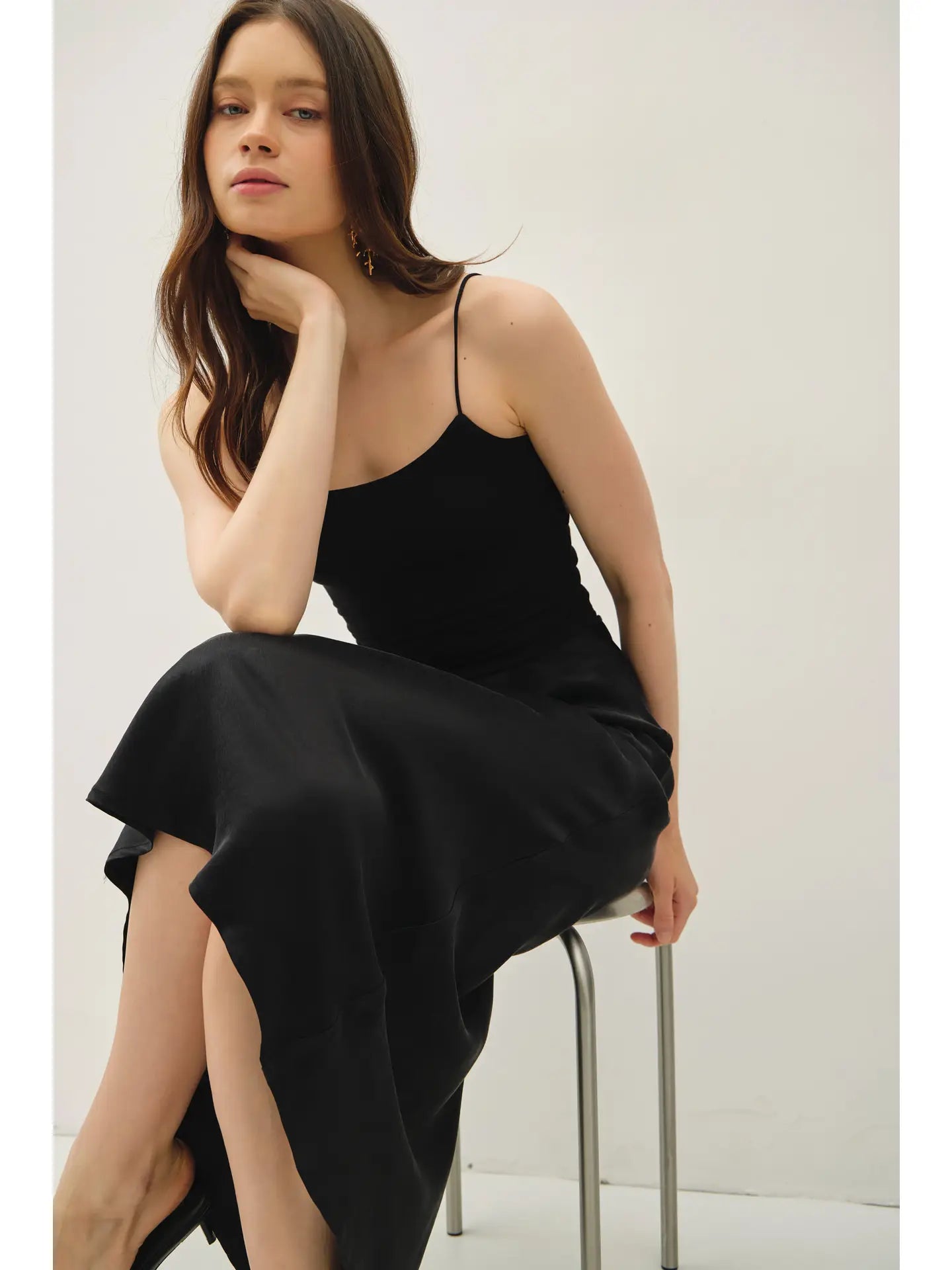 Sabine Suede Feel Midi Skirt