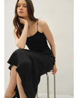 Sabine Suede Feel Midi Skirt