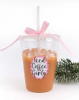 Iced Coffee Boxed Glass Ornament