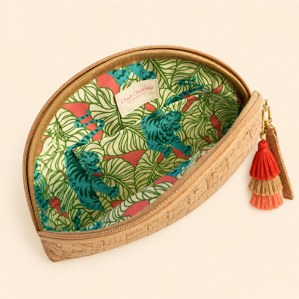 Cecile Cork Clutch