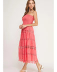 Bellagio Eyelet Lace Midi Dress