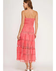 Bellagio Eyelet Lace Midi Dress