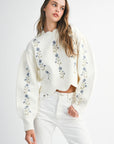 Romi Floral Embroidered Sweater