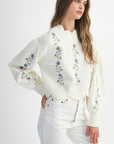 Romi Floral Embroidered Sweater