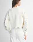 Romi Floral Embroidered Sweater