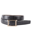 Stitched Croco Belt
