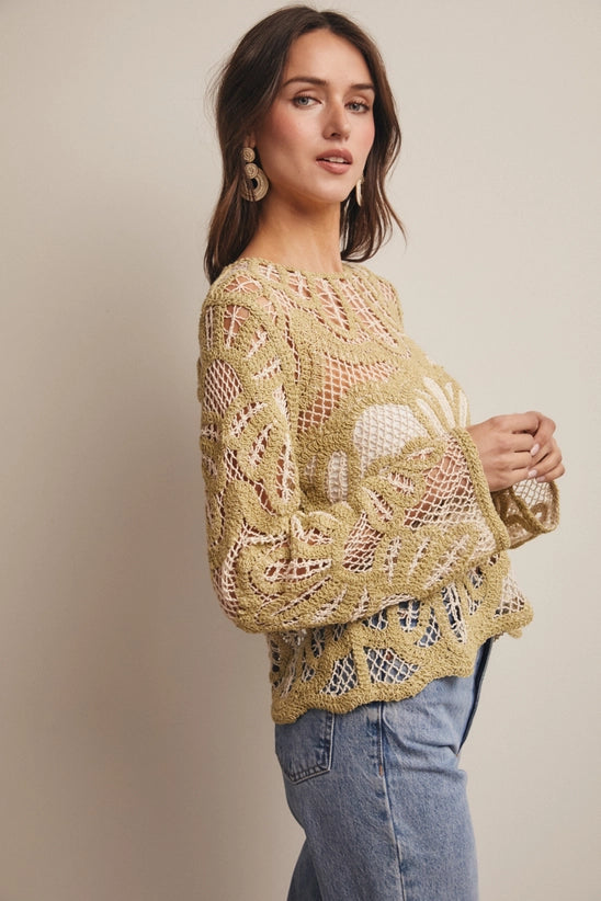 Clara Crochet Sweater