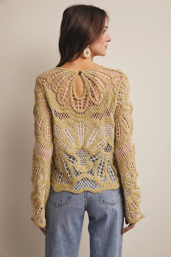 Clara Crochet Sweater