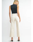 Cargo Pocket Wide Leg Denim