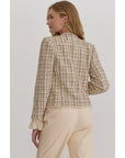 Dani Cropped Tweed Blazer