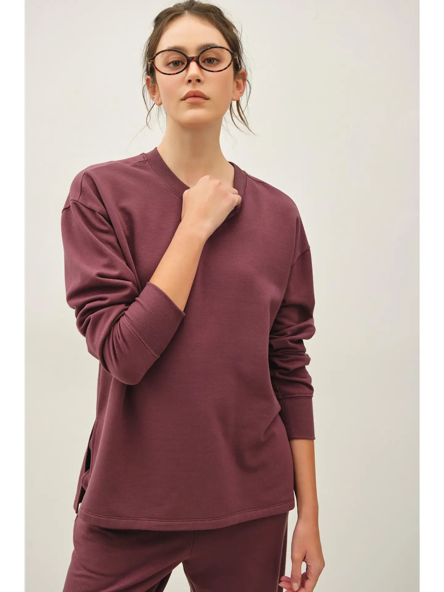 Shiloh Sweatfleece Boxy Top