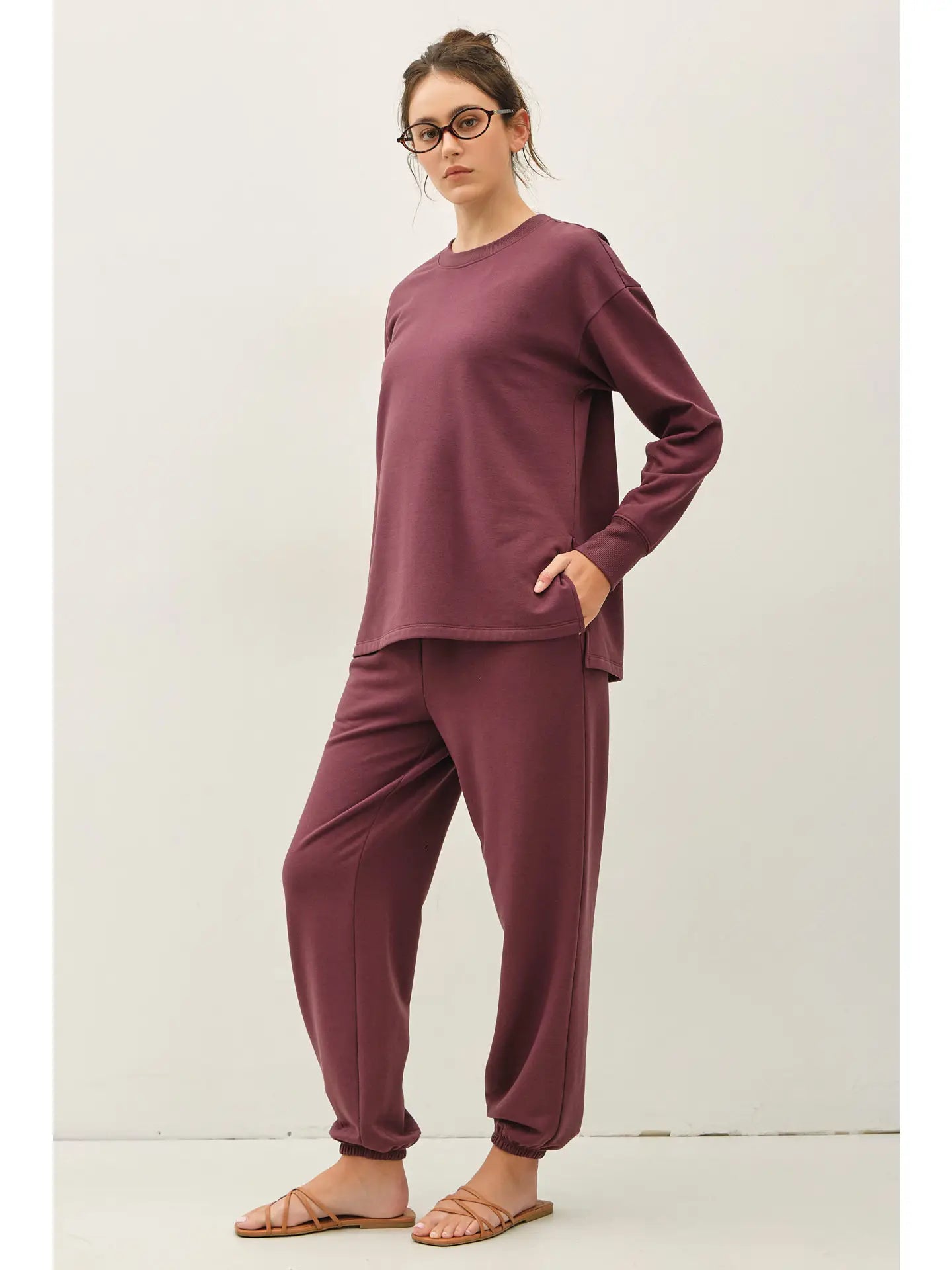 Shiloh Sweatfleece Boxy Top