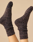 Softies Marshmallow Crew Socks with Grippers For Women