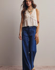 Aria High Rise Wide-Leg Denim