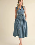 Whitney Midi Denim Dress