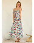 Felicia Floral Print Maxi Dress