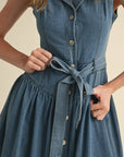 Whitney Midi Denim Dress