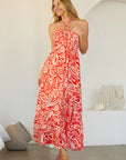 Hailey Halter Neck Maxi Dress