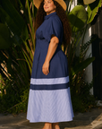 Susie Short Sleeve Shirt Dress - Plus Size