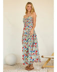Felicia Floral Print Maxi Dress
