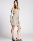 Sable V-Neck Mini Dress