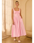 Elizabeth Square Neck Midi Dress