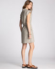 Sable V-Neck Mini Dress