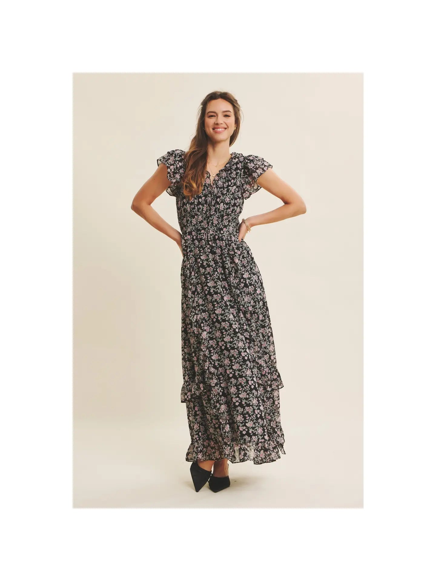 Sedona Chiffon Maxi Dress
