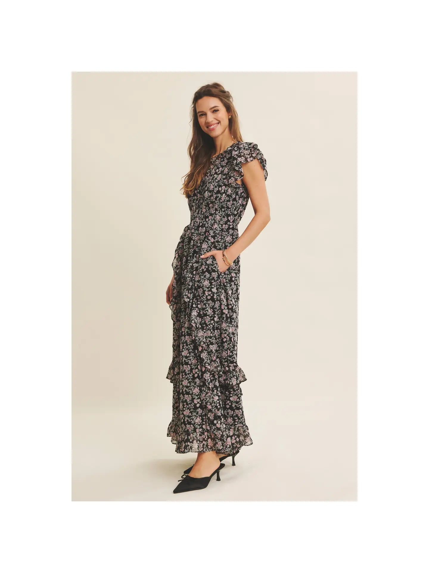 Sedona Chiffon Maxi Dress