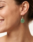 Emma Emerald Glow Aventurine Earrings