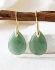 Emma Emerald Glow Aventurine Earrings