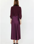 Soren Mixed Media Midi Dress
