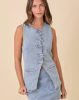 Elena Denim Vest