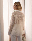 Eva Lace Button Down Top