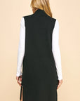 Faye Sleeveless Open Knit Cardigan