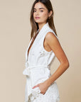 Finley Floral Embroidered Sleeveless Top