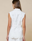 Finley Floral Embroidered Sleeveless Top