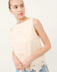 Flora Embroidered Top- FINAL SALE ITEM