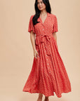 Flora Button Down Maxi Dress