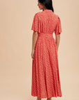 Flora Button Down Maxi Dress