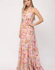 Trista Tie Back Maxi Dress