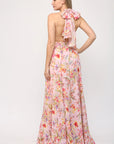 Trista Tie Back Maxi Dress