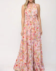 Trista Tie Back Maxi Dress