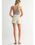 Hailey High Rise Utility Cargo Short
