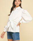 Daphne Front Tie Top