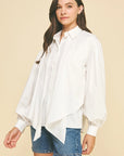 Daphne Front Tie Top