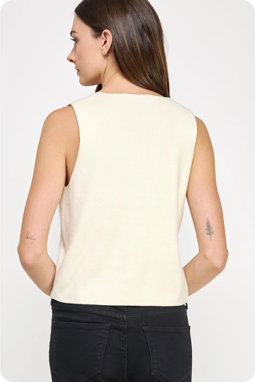 Giana Embroidered Vest